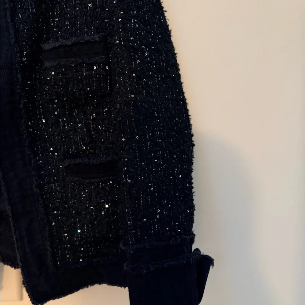 Nanette Lepore Black Tweed Blazer - Picture 5 of 15